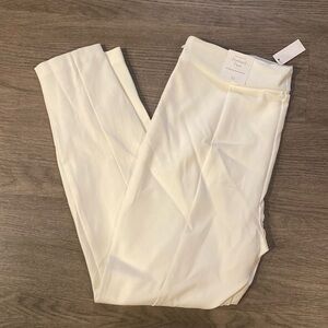 TALBOTS WOMENS PORTLAND PANTS IVORY